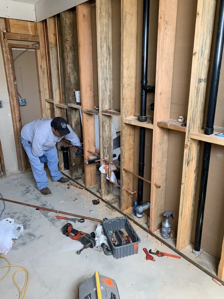 Commercial rough-in plumbing for Commercial Plumbing in Longstreet